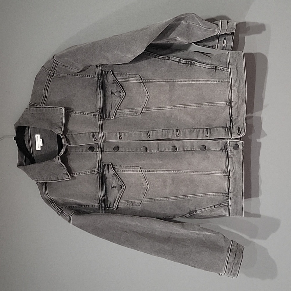 GOOD AMERICAN Seamed Denim Jacket